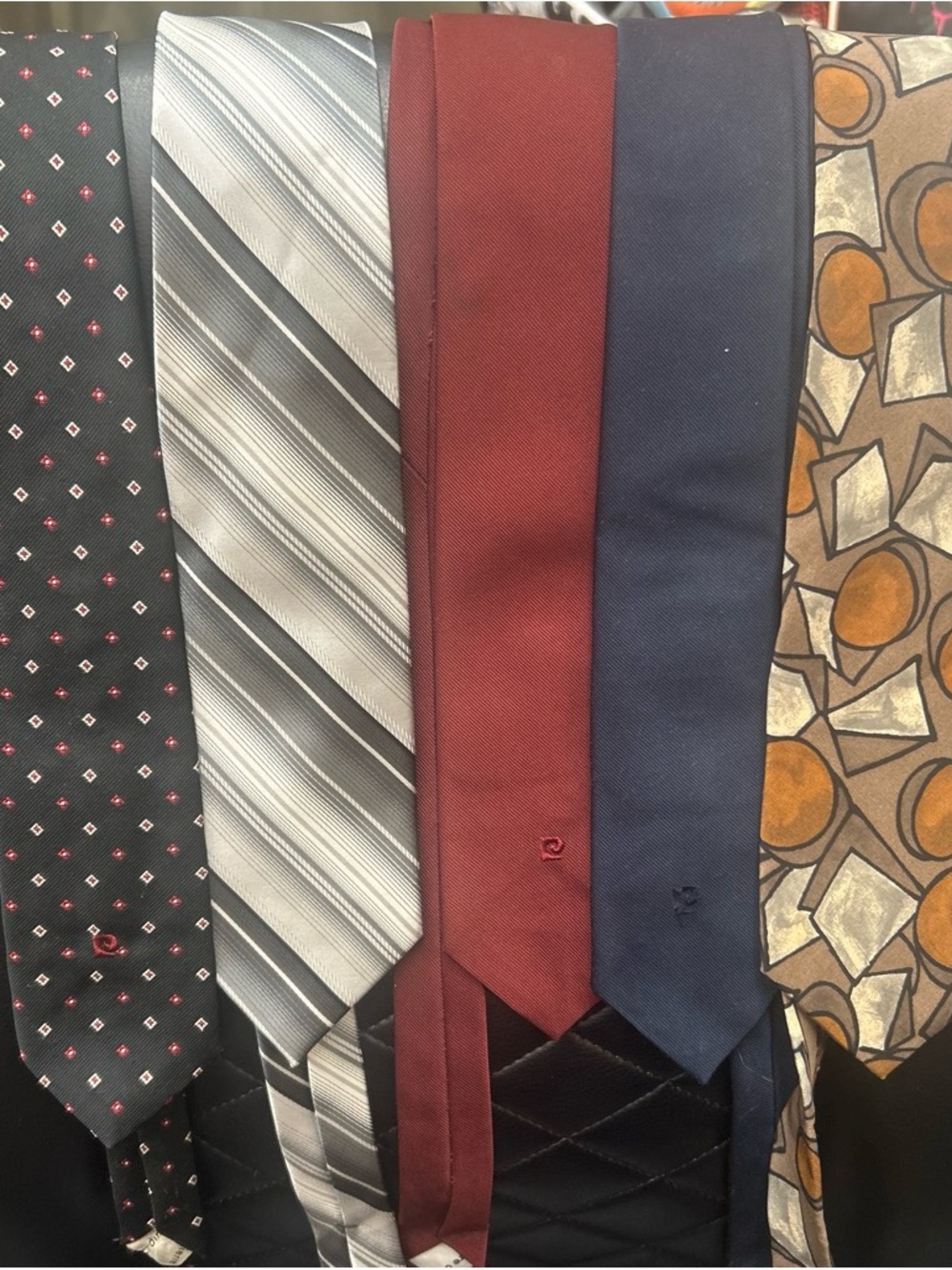 Pierre Cardin Burgundy Solid Men's Tie